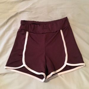 High waisted Spandex shorts